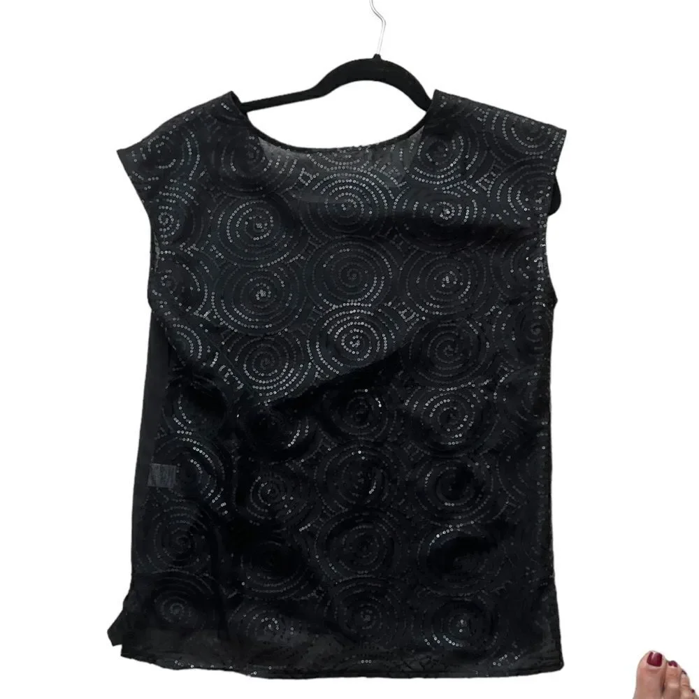 Black sequin top - Picture 5 of 5